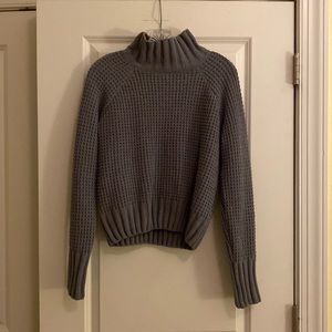 Pink Rose Gray Sweater